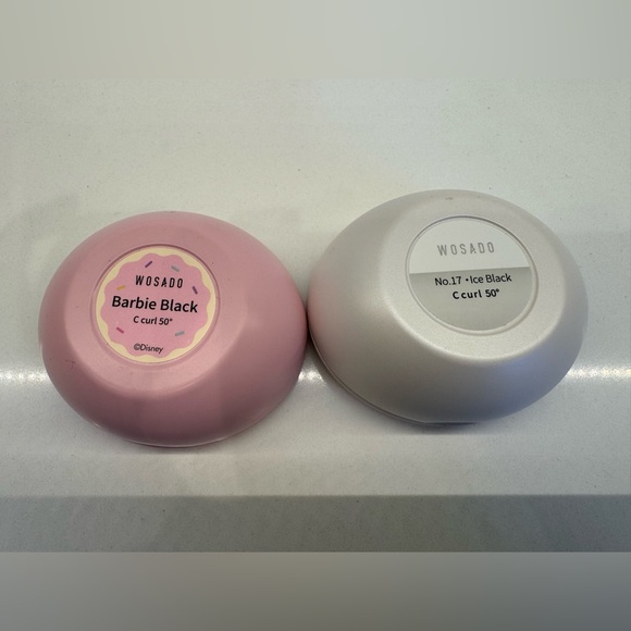 Wosado lashes bundle No. 17 & Barbie Black, eyelash fixer and eyelash cleanser - Picture 3 of 6